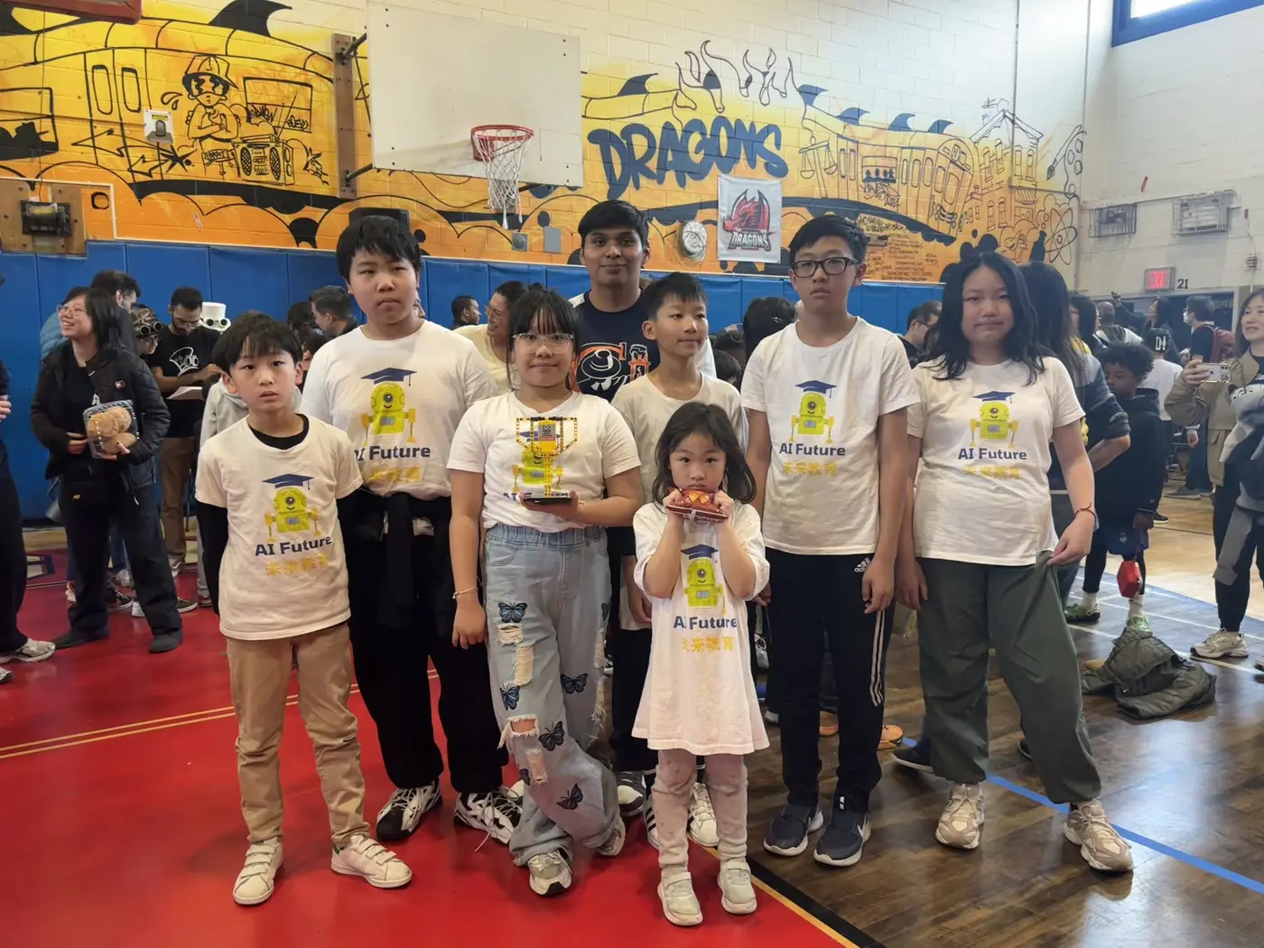AI Future FLL team at a qualifier
