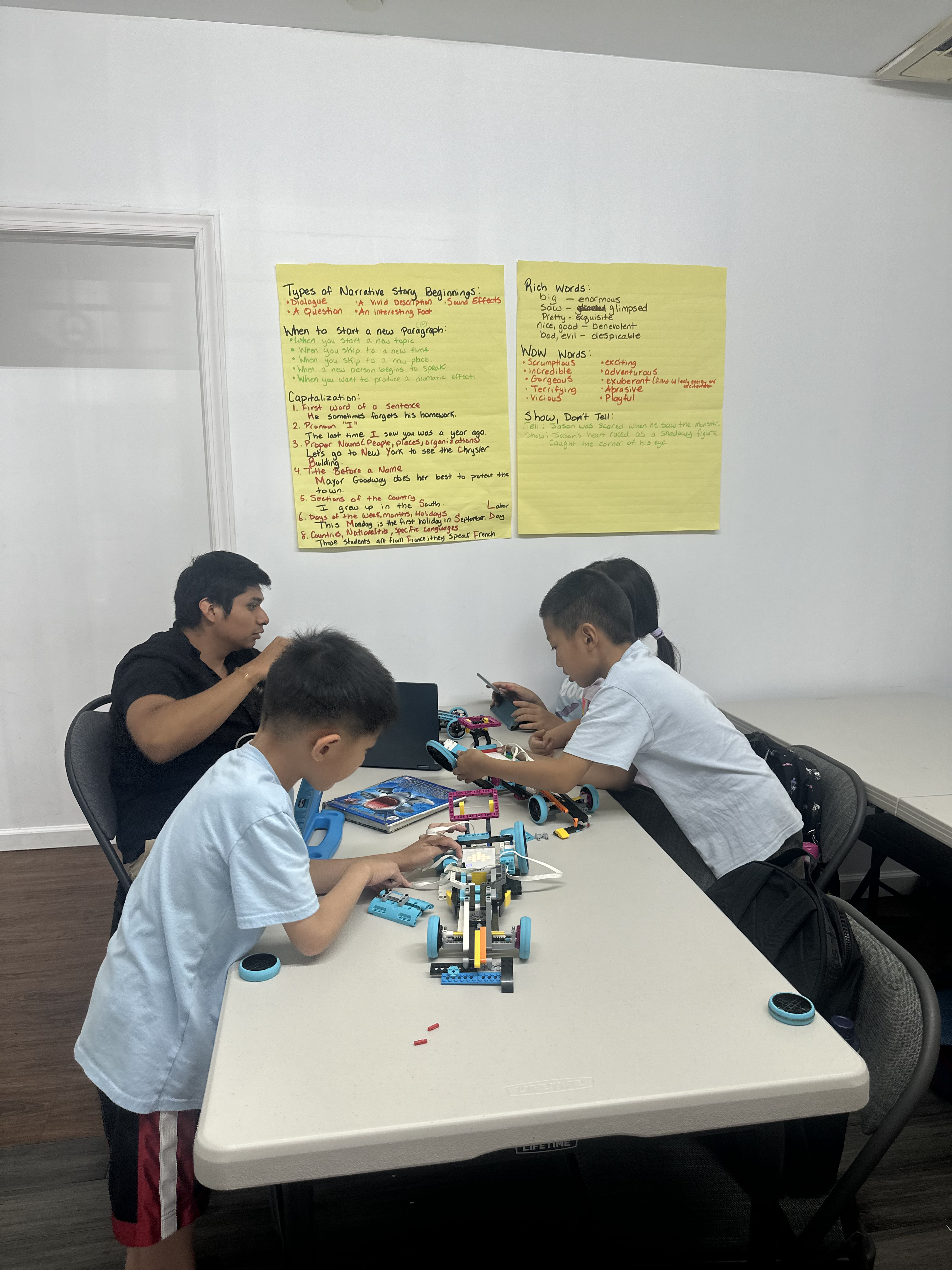 Robotics lab build session